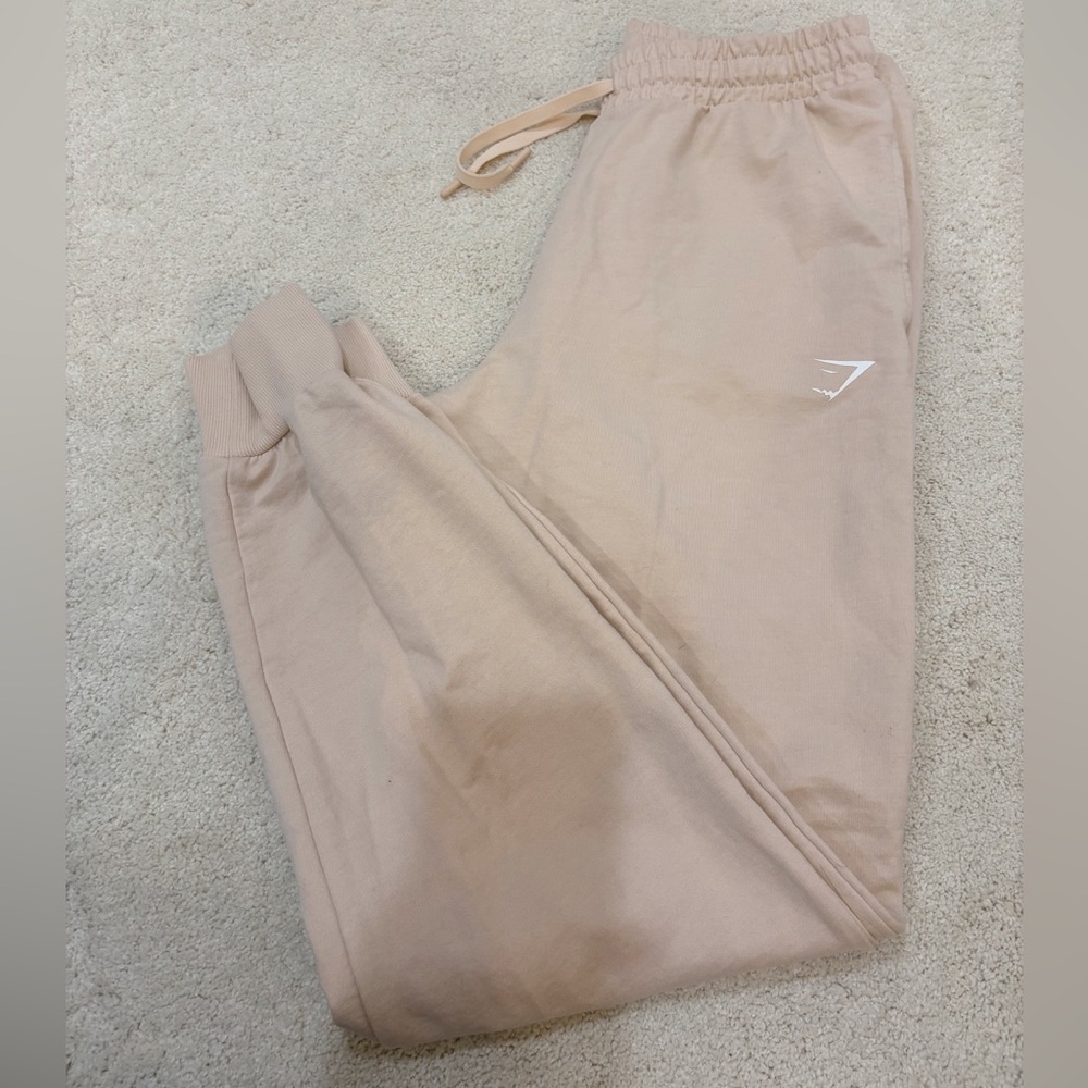 Gymshark Light Peachy Pink Joggers Medium